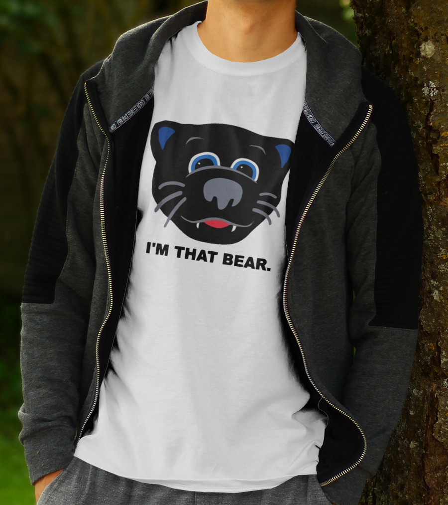Carolina Panthers I'm That Bear Face T-Shirt