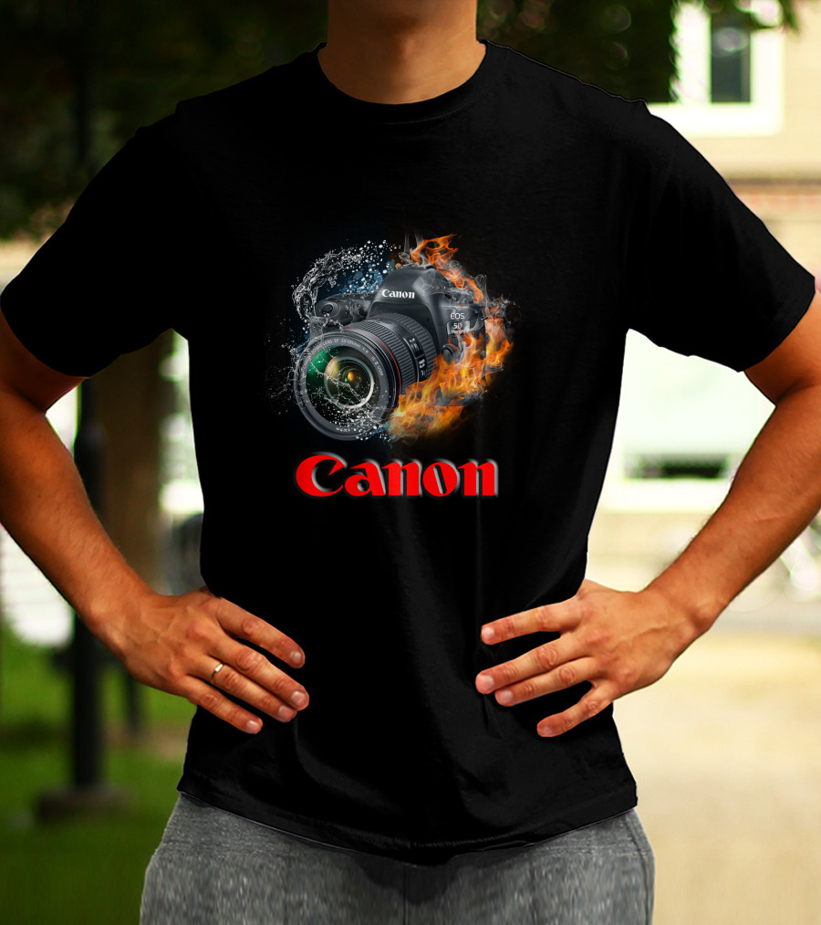 Canon EOS 5D Water And Fire T-Shirt