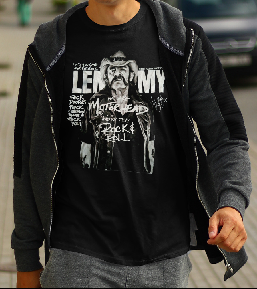 Lemmy Motorhead High Voltage Rock N Roll We Are Motörhead And We Play Rock And Roll T-Shirt