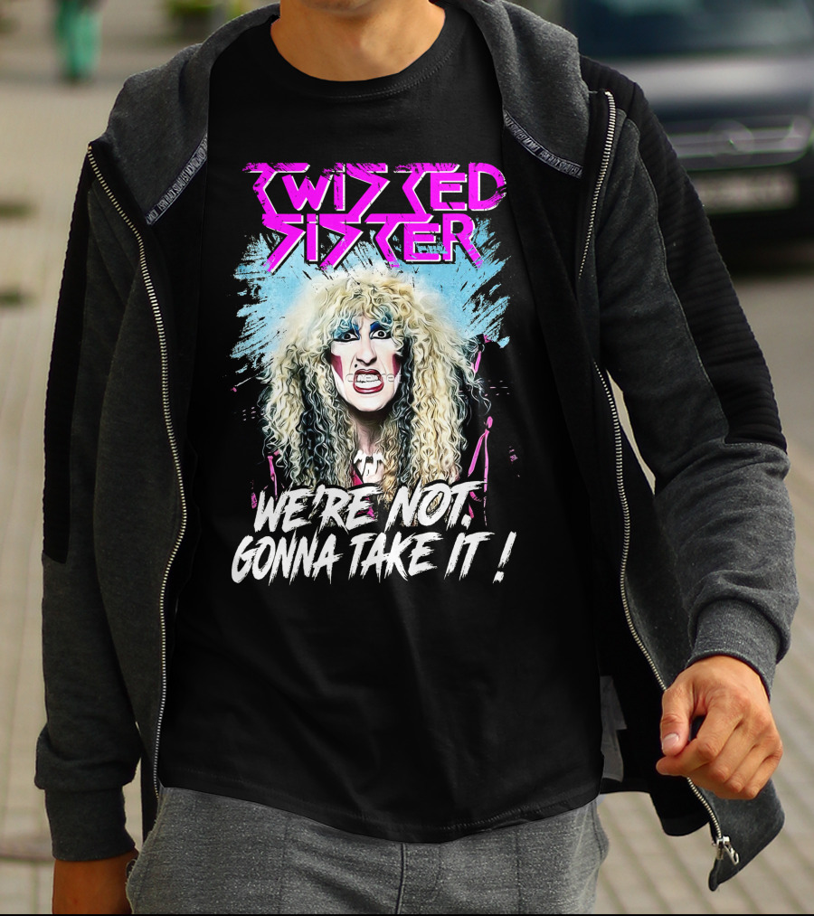 Twisted Sister We're Not Gonna Take It 80s Rock Band T-Shirt