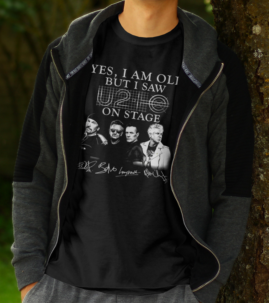 Yes I Am Old But I Saw U2 On Stage T-Shirt