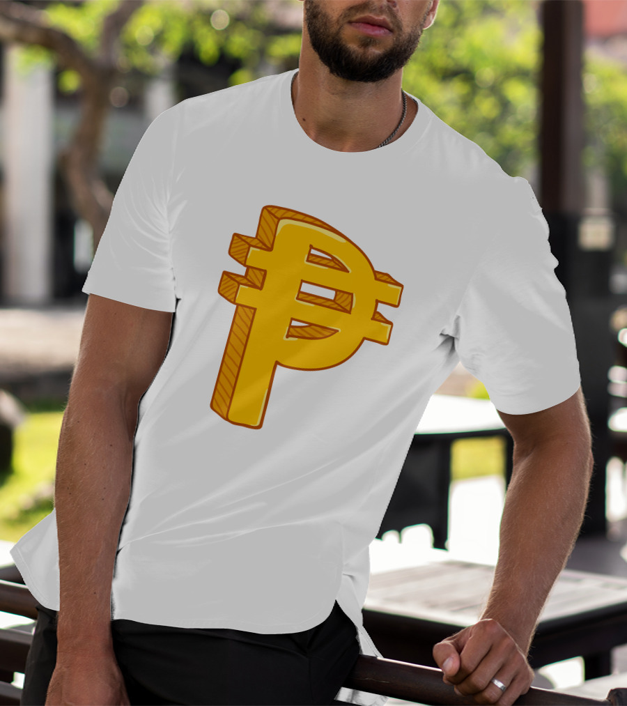 Peso Currency Symbol Philippines Gold T-Shirt