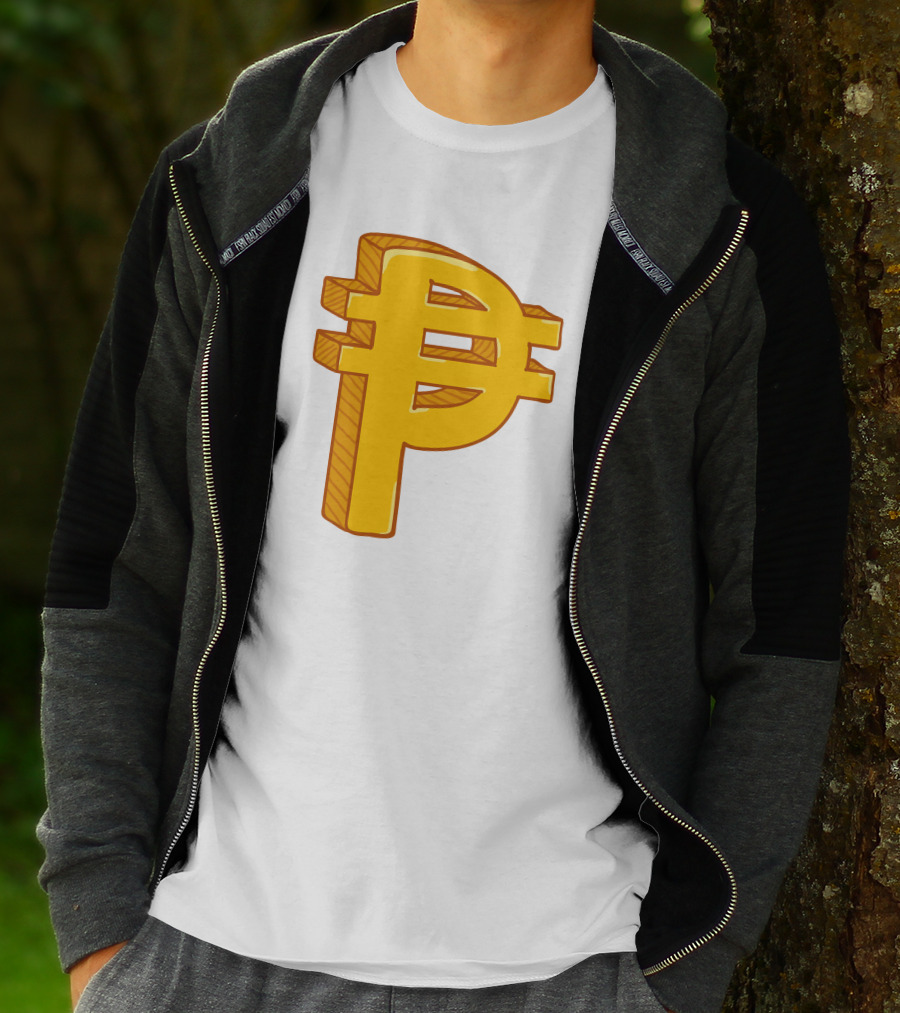 Peso Currency Symbol Philippines Gold T-Shirt