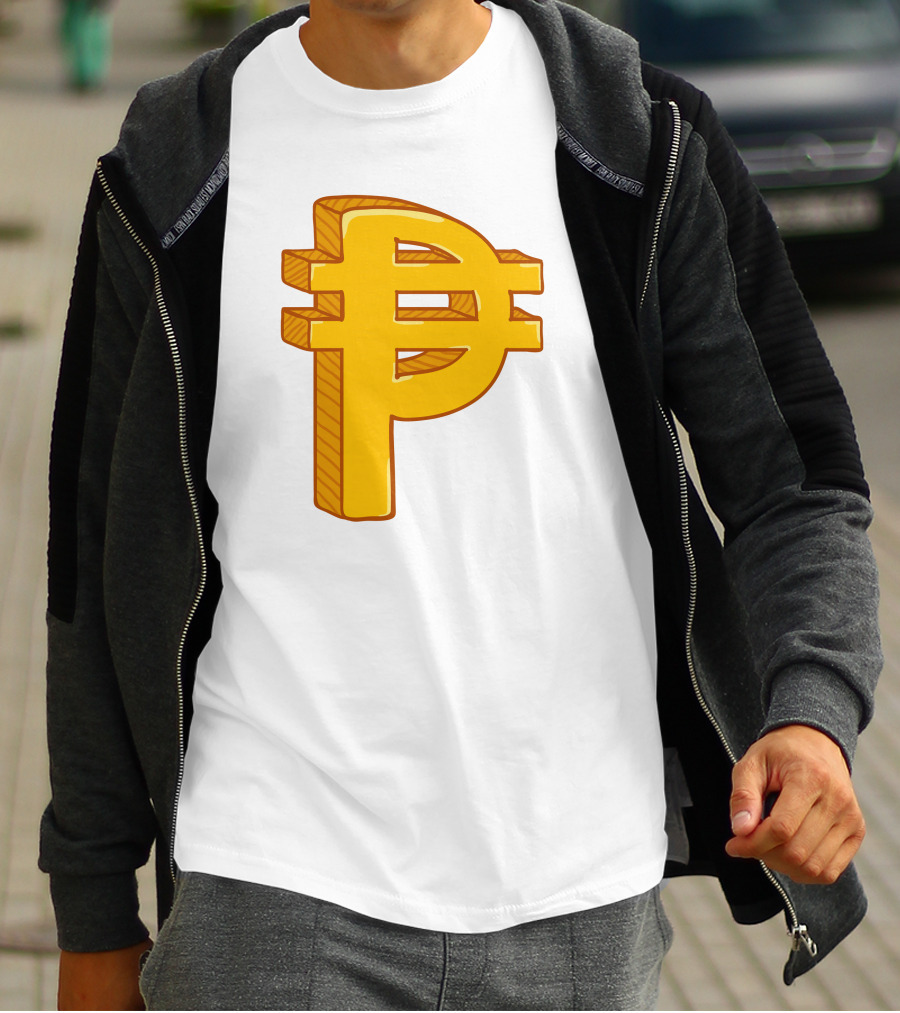Peso Currency Symbol Philippines Gold T-Shirt