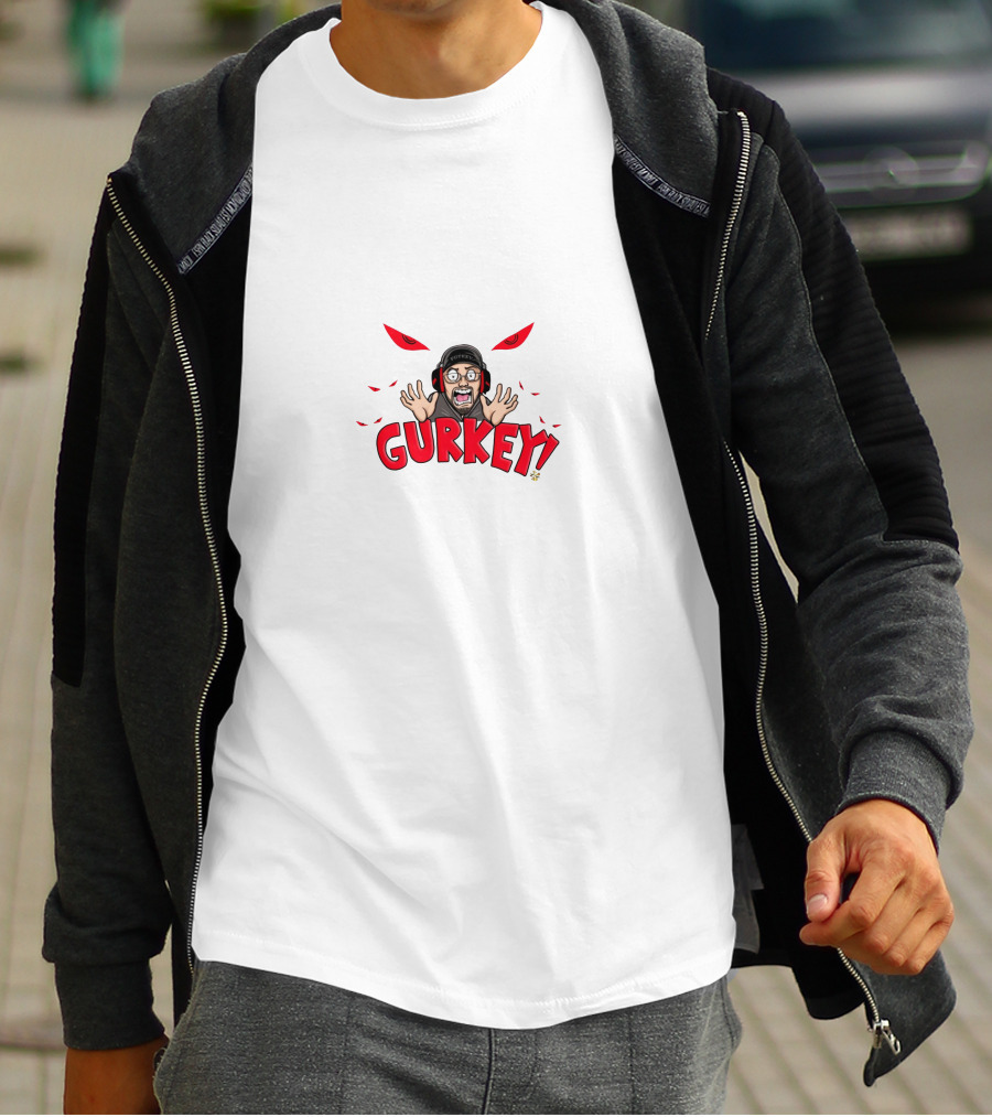 FGTEEV Gurkey Cartoon Character Red Eyes T-Shirt