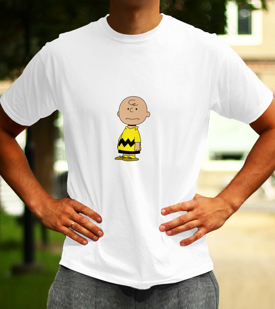 Charlie Brown Peanuts Yellow Zigzag Shirt Character Classic T-Shirt