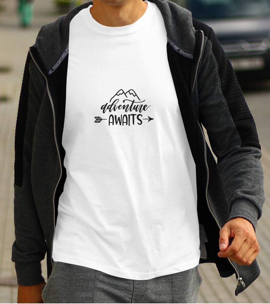 Adventure Awaits MoreJStu T-Shirt