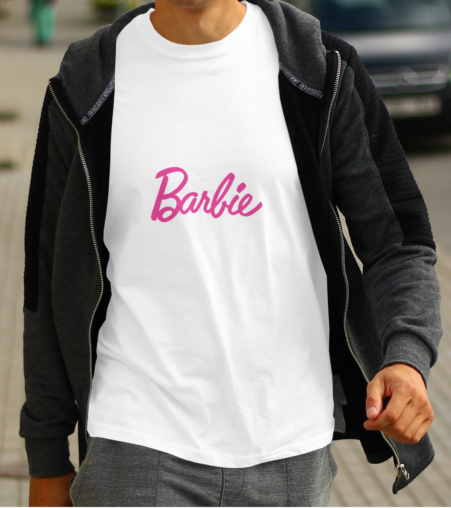 Barbie Logo Pink Script Iconic T-Shirt