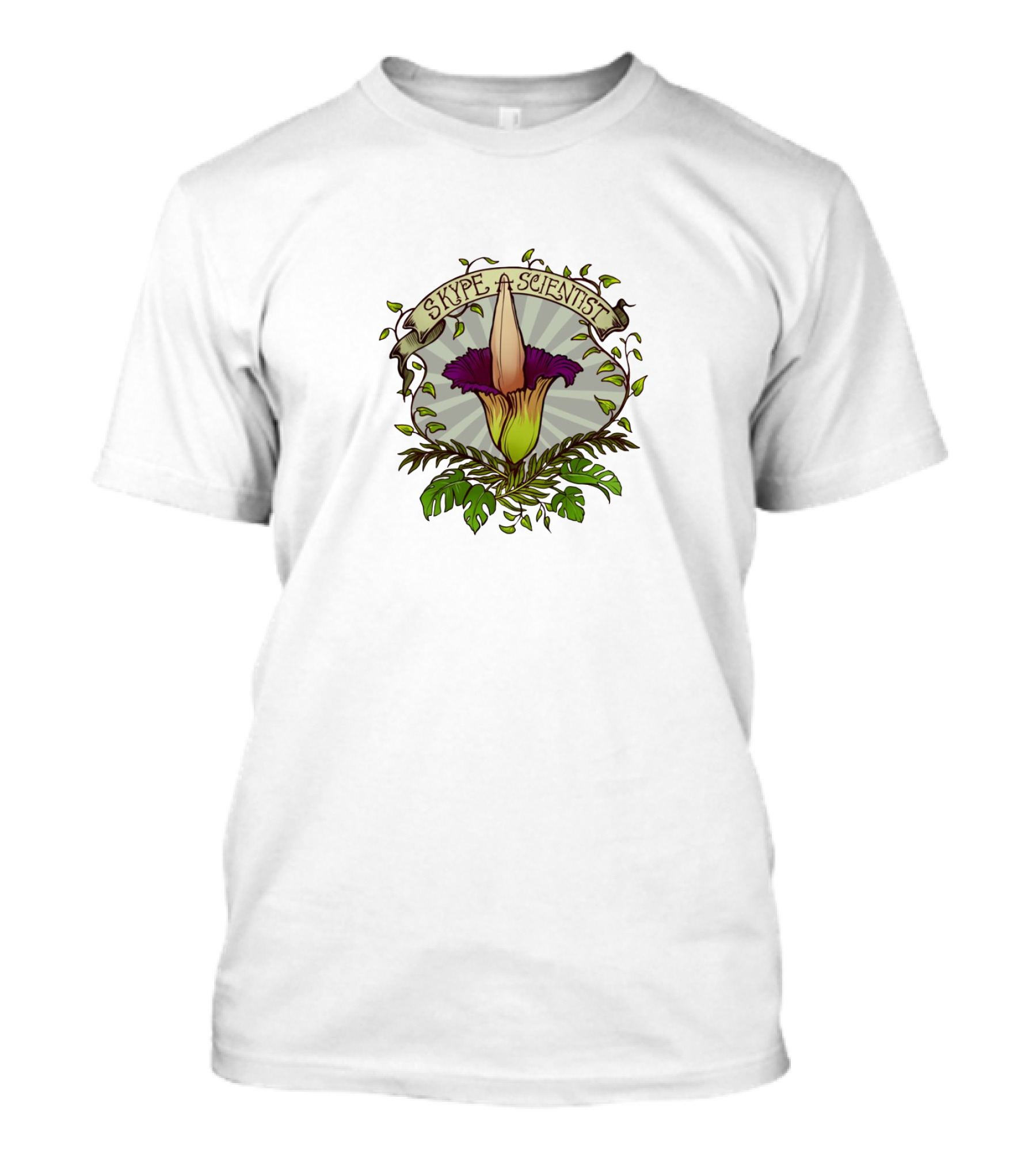 SKYPE A SCIENTIST CORPSE HUSBAND RAFFLESIA FLOWER T-Shirt
