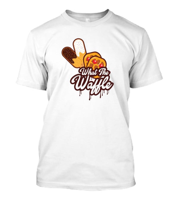 What The Waffle Dripping Syrup Popsicle T-Shirt