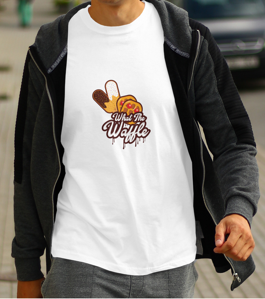 What The Waffle Dripping Syrup Popsicle T-Shirt