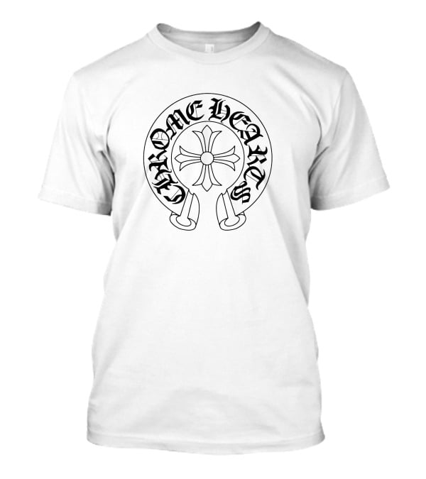 Chrome Hearts Gothic Logo Cross Iconic T-Shirt