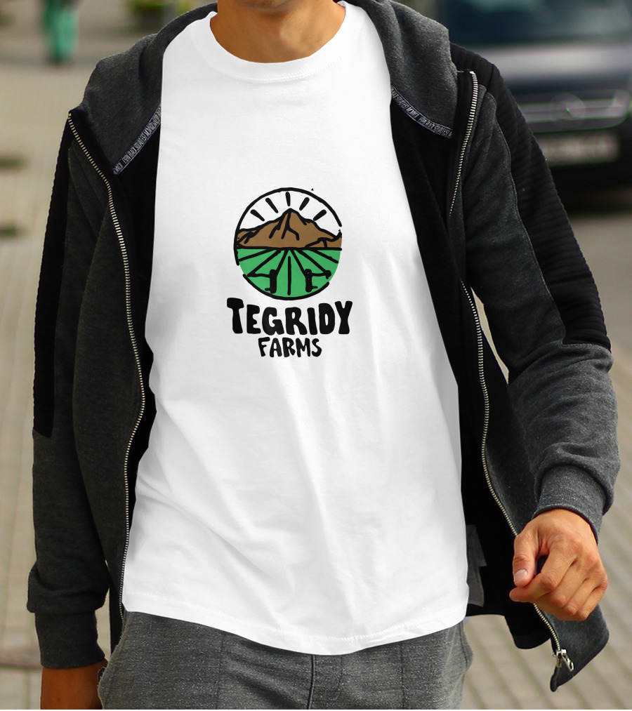 Tegridy Farms Mountain Fields Circular T-Shirt