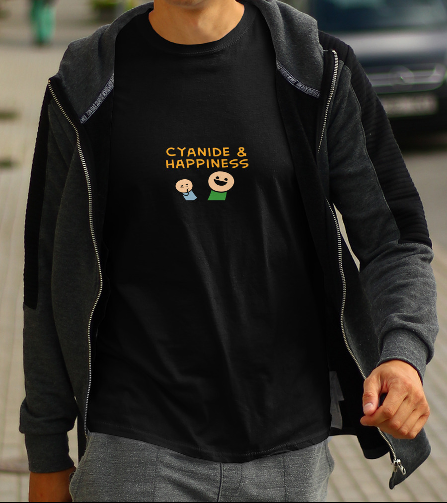Cyanide And Happiness Comic Characters Smiling Faces T-Shirt