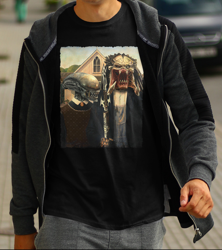 Aliens Predator Gothic T-Shirt
