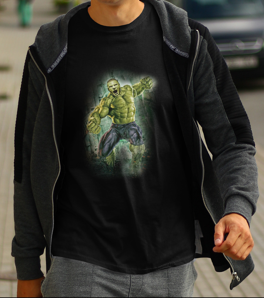Brock Lesnar Hulk Transformation Superhero Power T-Shirt