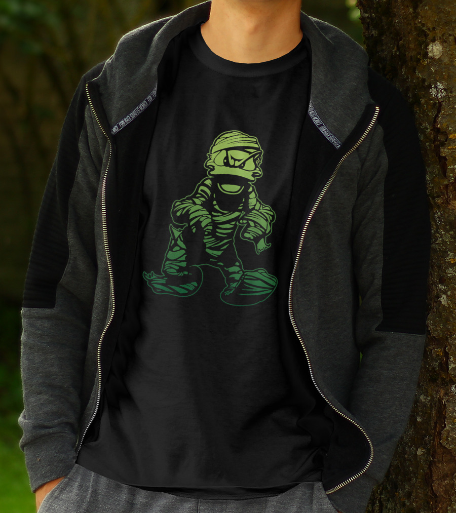 Donald Duck Halloween Mummy Disney Character T-Shirt