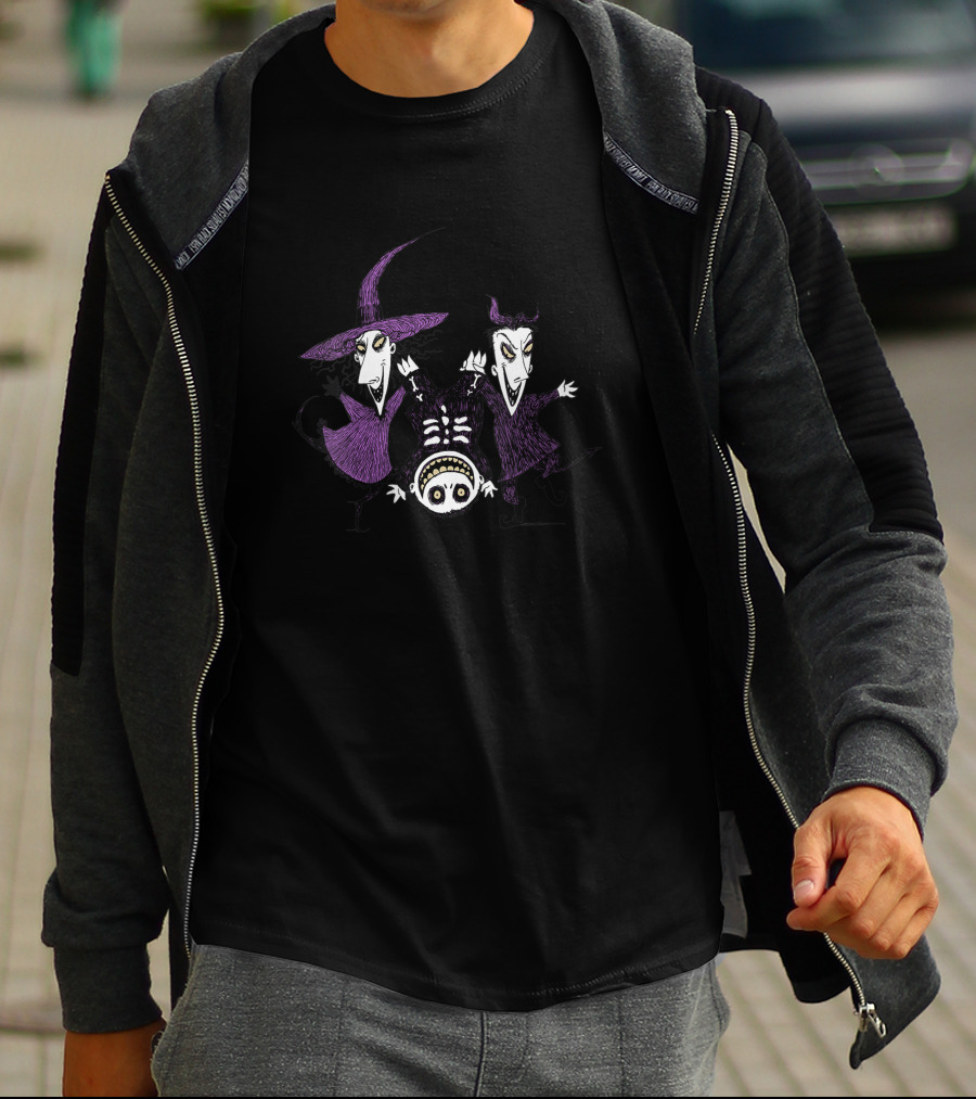 Disney Halloween Nightmare Before Christmas Lock Shock And Barrel Trick Or Treat T-Shirt