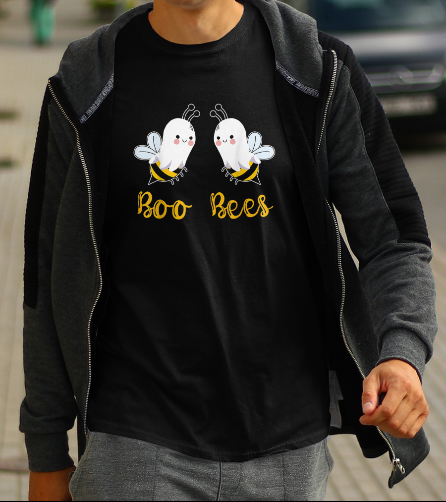 Boo Bees Funny Halloween Matching Ghost Bees T-Shirt