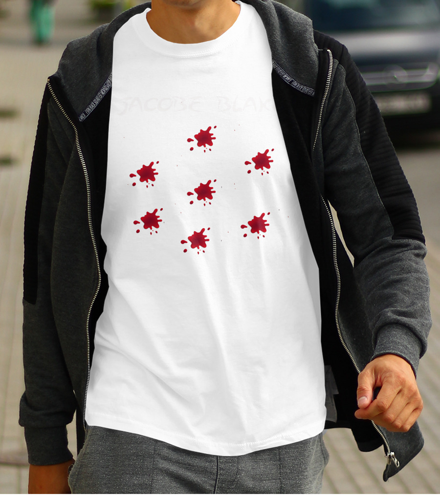WNBA Jacob Blake Red Bullet Holes T-Shirt