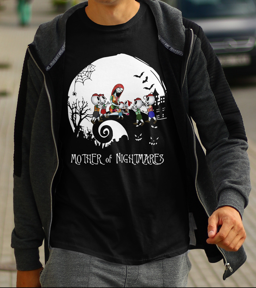 Mother Of Nightmares Halloween Scene With Five Characters T-Shirt