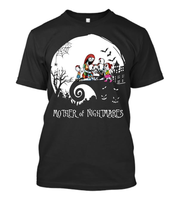 Mother Of Nightmares Halloween Family Moon Scene T-Shirt