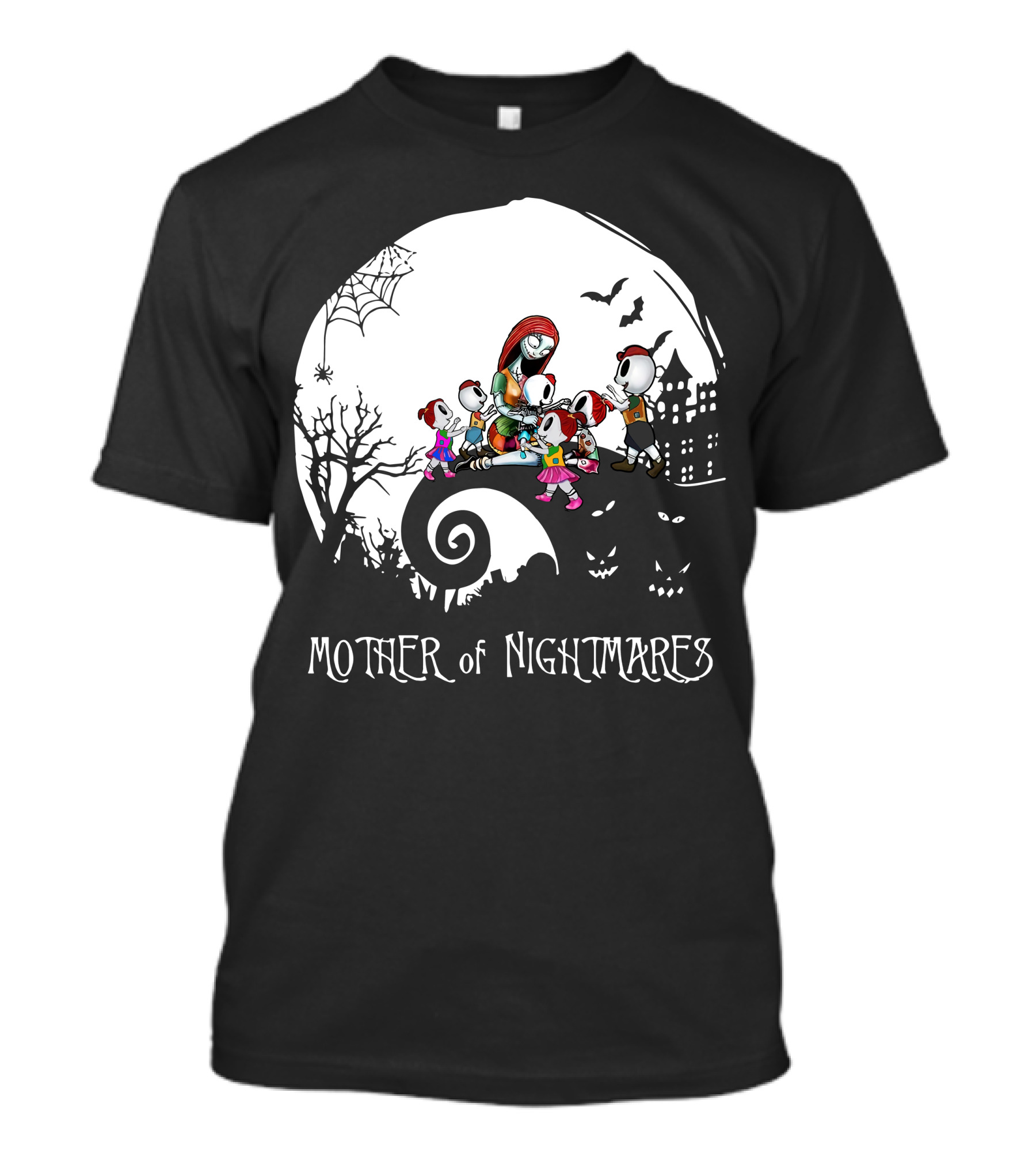 Mother Of Nightmares 3boys 3girls Halloween Scene T-Shirt