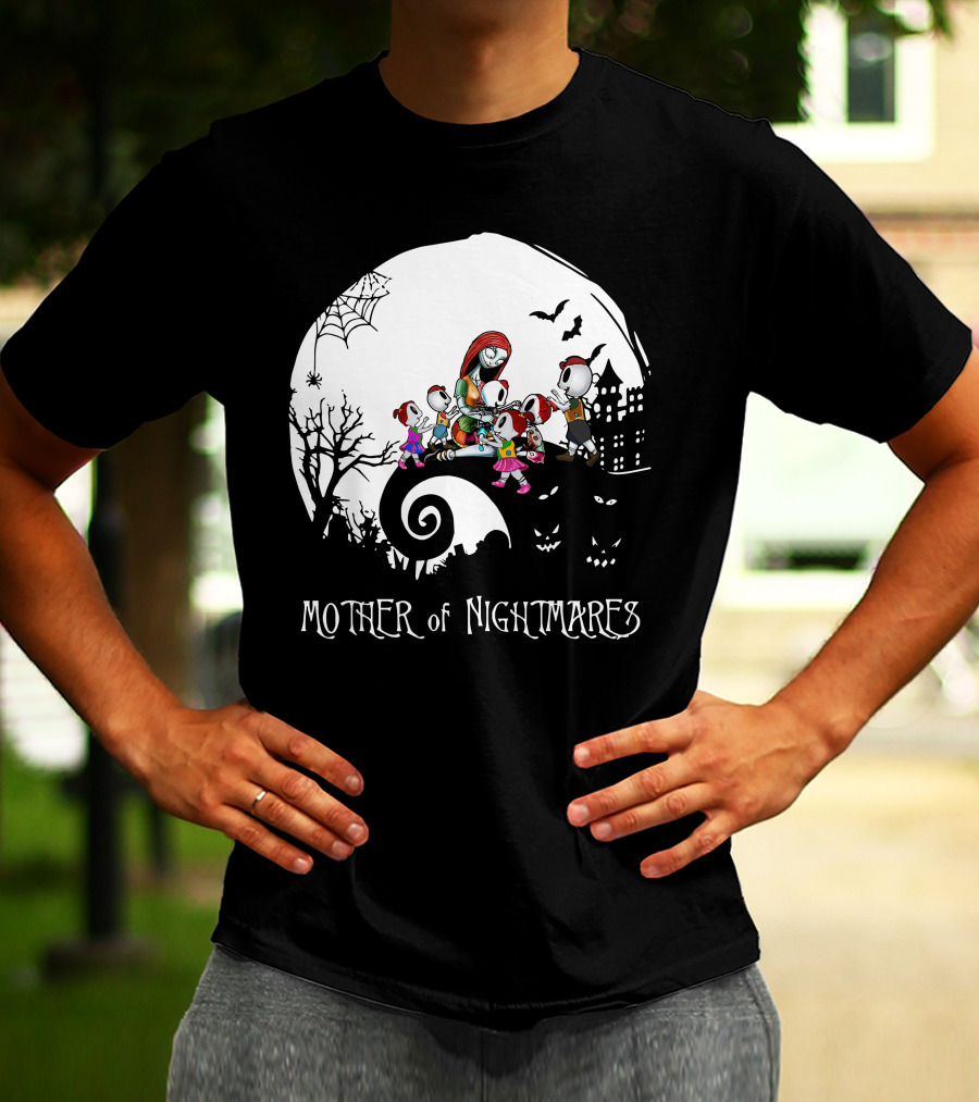 Mother Of Nightmares 3boys 3girls Halloween Scene T-Shirt
