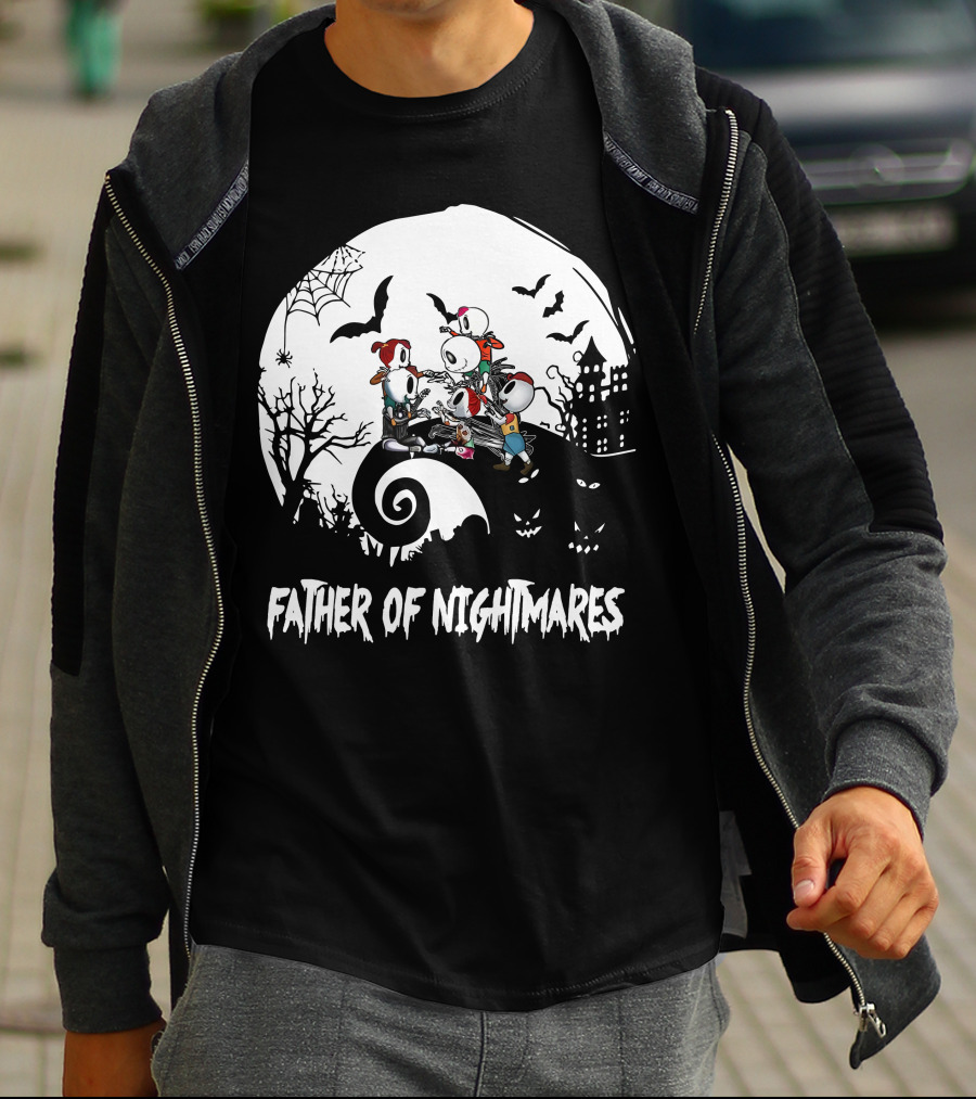 Father Of Nightmares Halloween 3 Boys 2 Girls T-Shirt