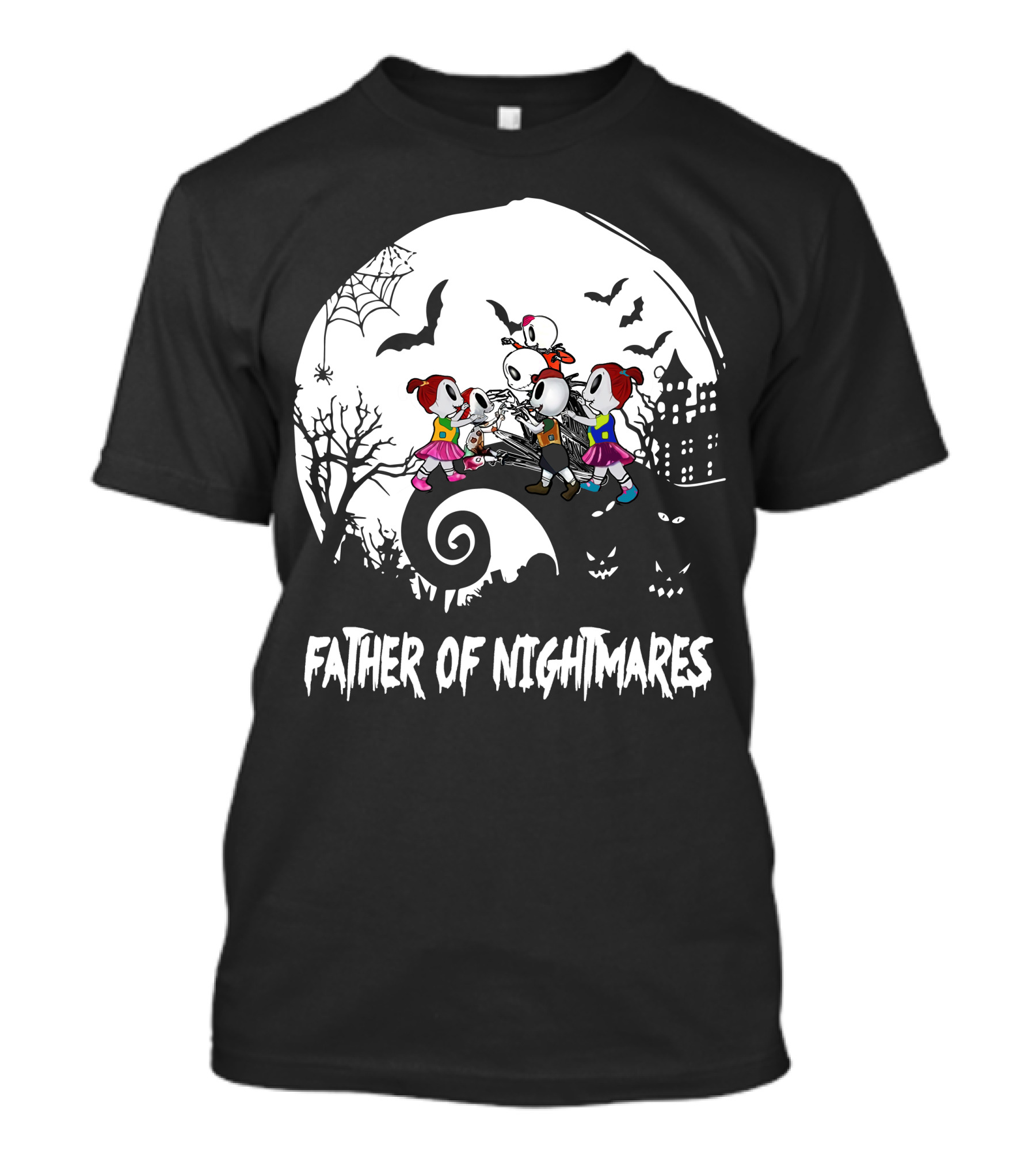 Father Of Nightmares Halloween Kids Scene T-Shirt