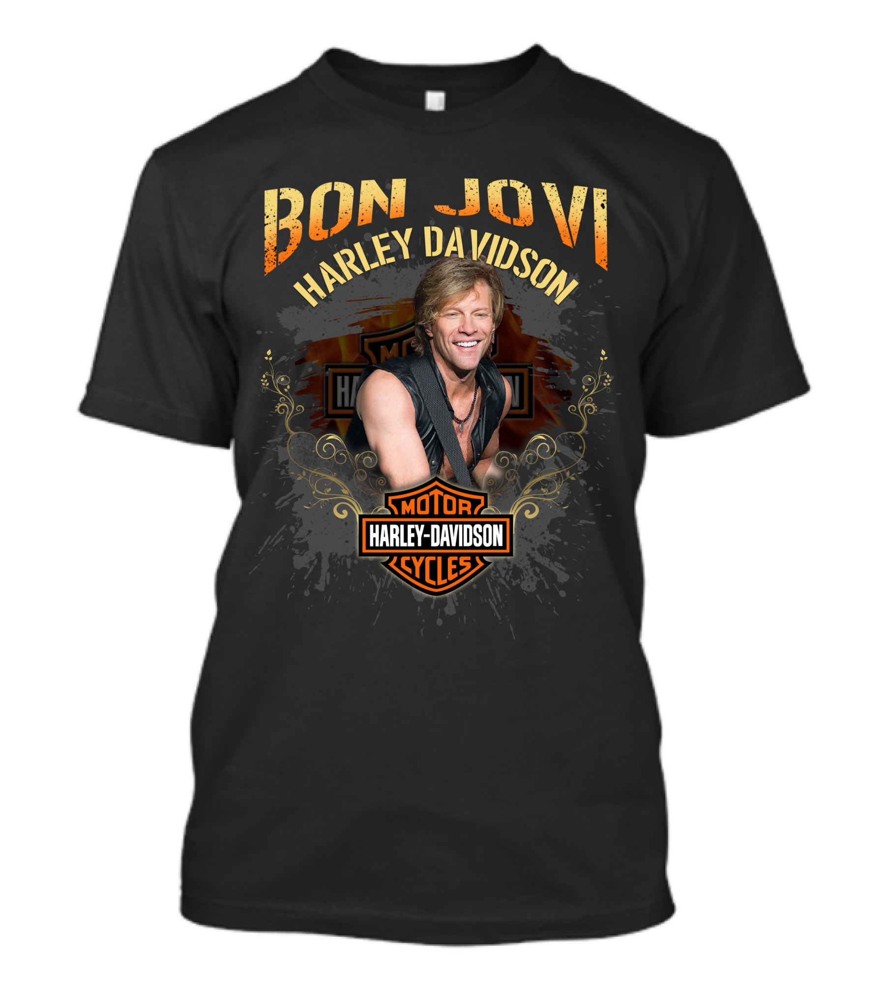 Bon Jovi Harley Davidson Motor Cycles T-Shirt