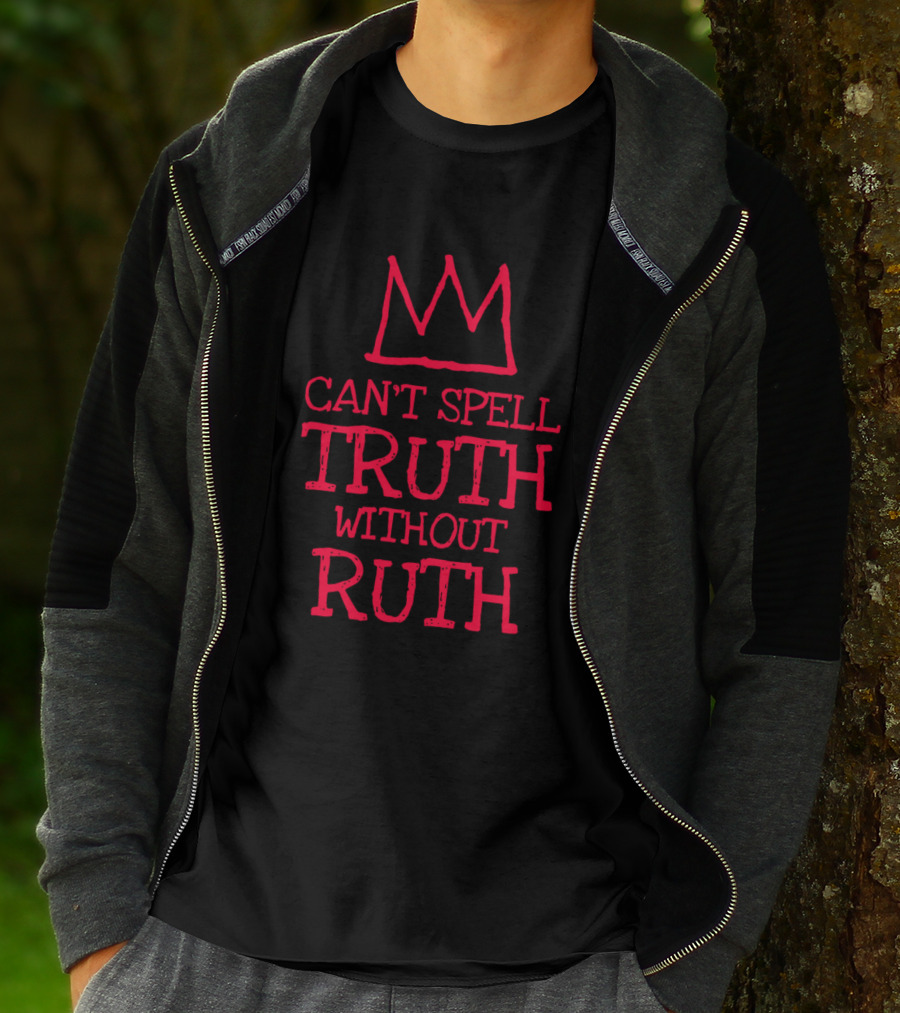 Can't Spell Truth Without Ruth Rbg Red Crown T-Shirt