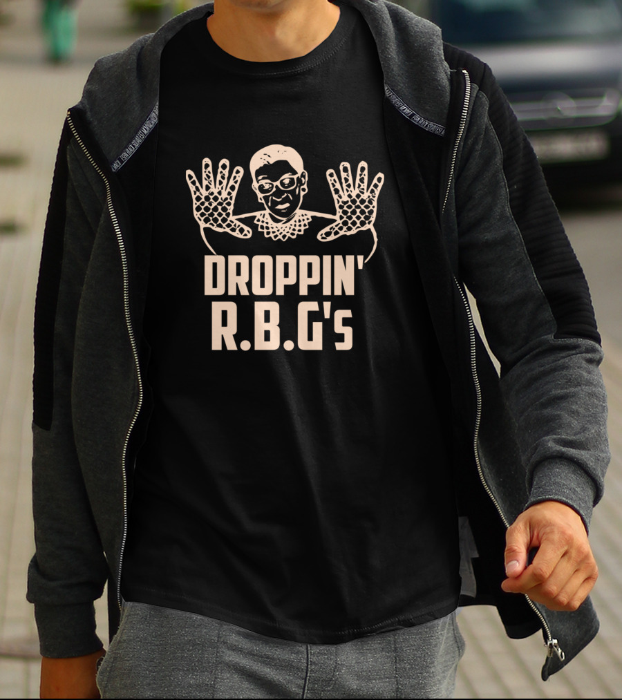 Droppin' R.B.G's Iconic Tribute With Justice And Impact T-Shirt
