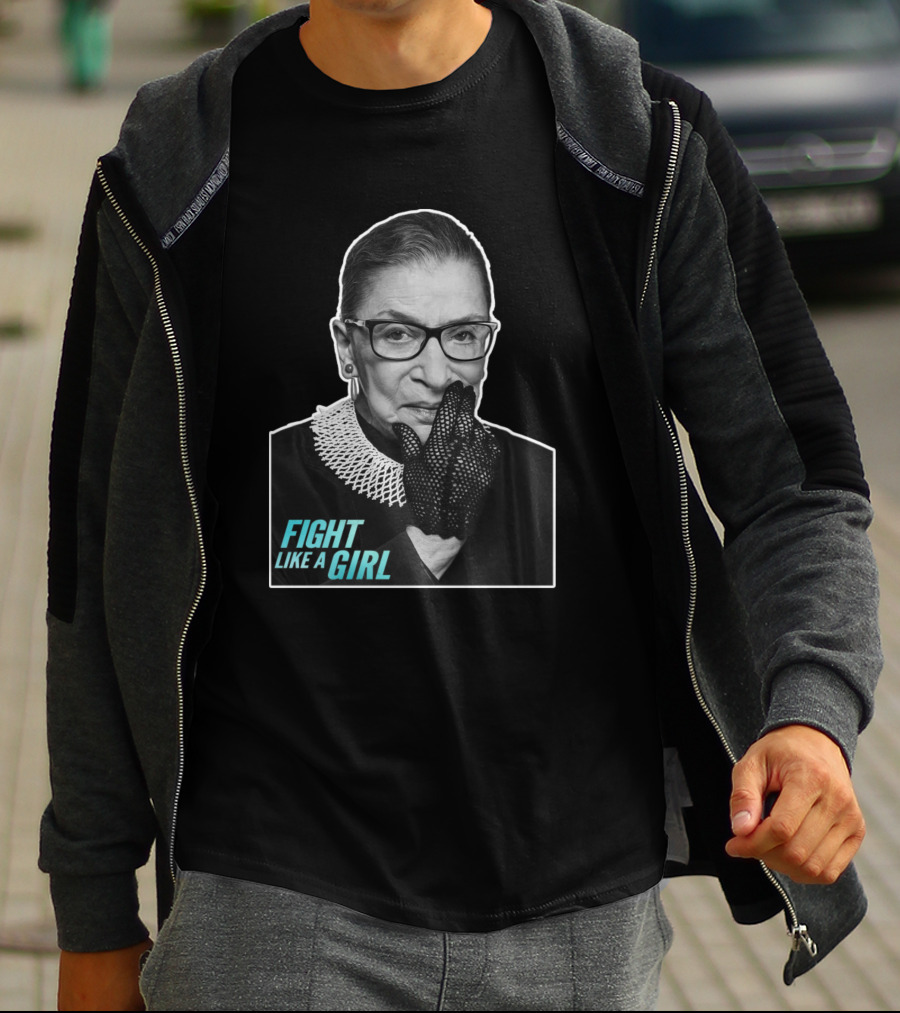 Fight Like A Girl Ruth Bader Ginsburg T-Shirt