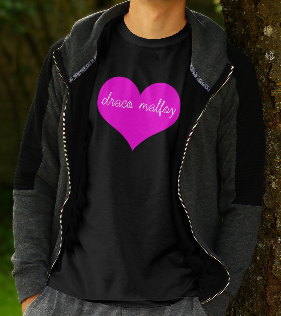 Draco Malfoy Heart Big Fun T-Shirt