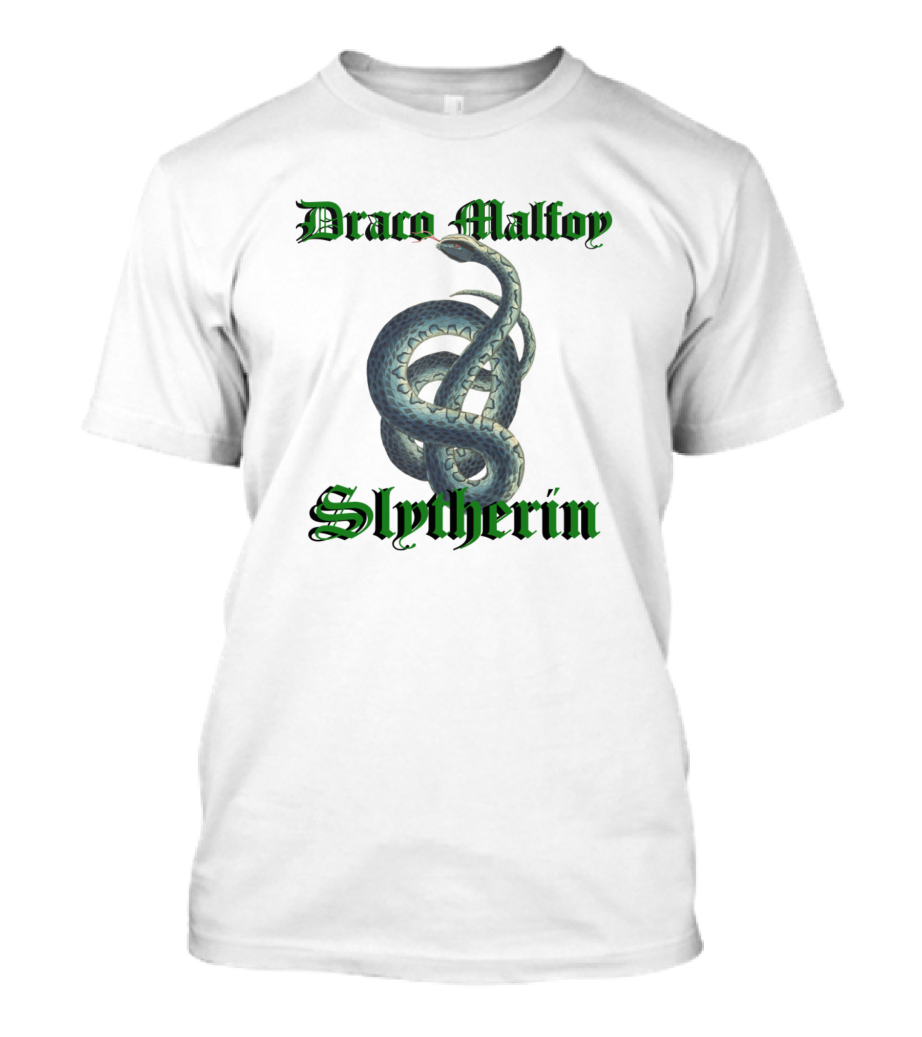 Draco Malfoy Slytherin Snake T-Shirt