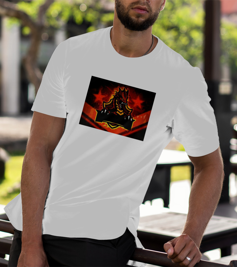 Draco6kin1 Fiery Dragon Emblem T-Shirt