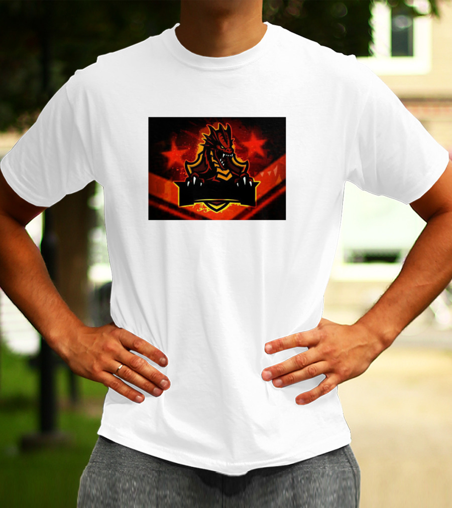 Draco6kin1 Fiery Dragon Emblem T-Shirt