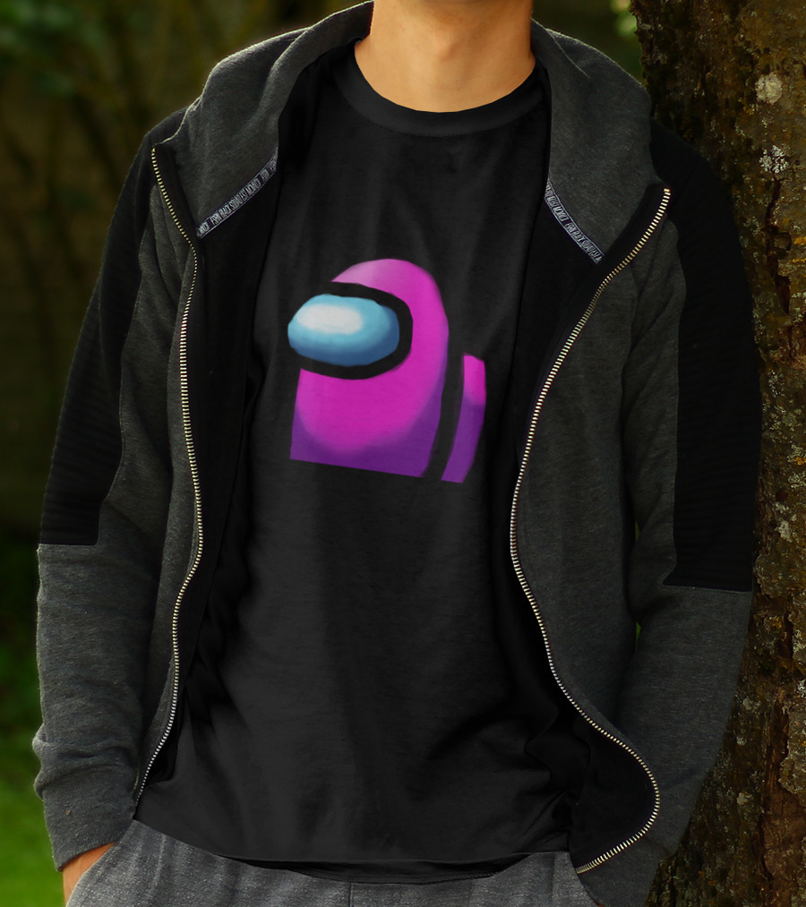 Among Us Pink Crewmate Character T-Shirt