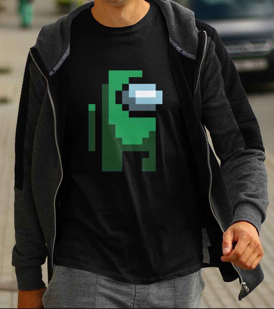 Among Us Fortegreen Crewmate Pixel T-Shirt