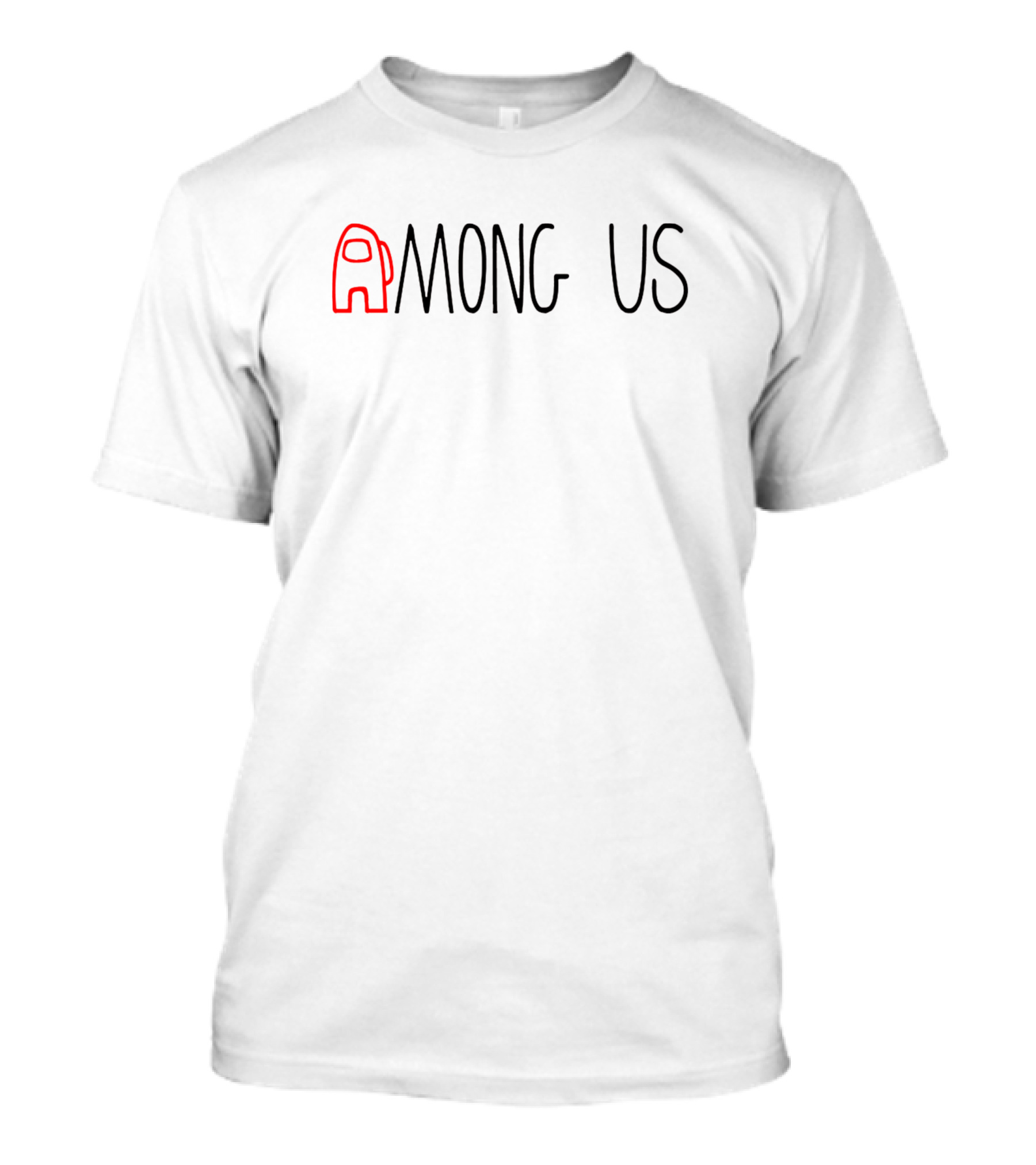 Among Us Red Crewmate Minimalist T-Shirt