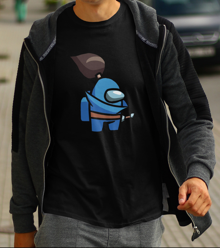 Among Us Yasuo Crossover Character Gaming Mashup T-Shirt