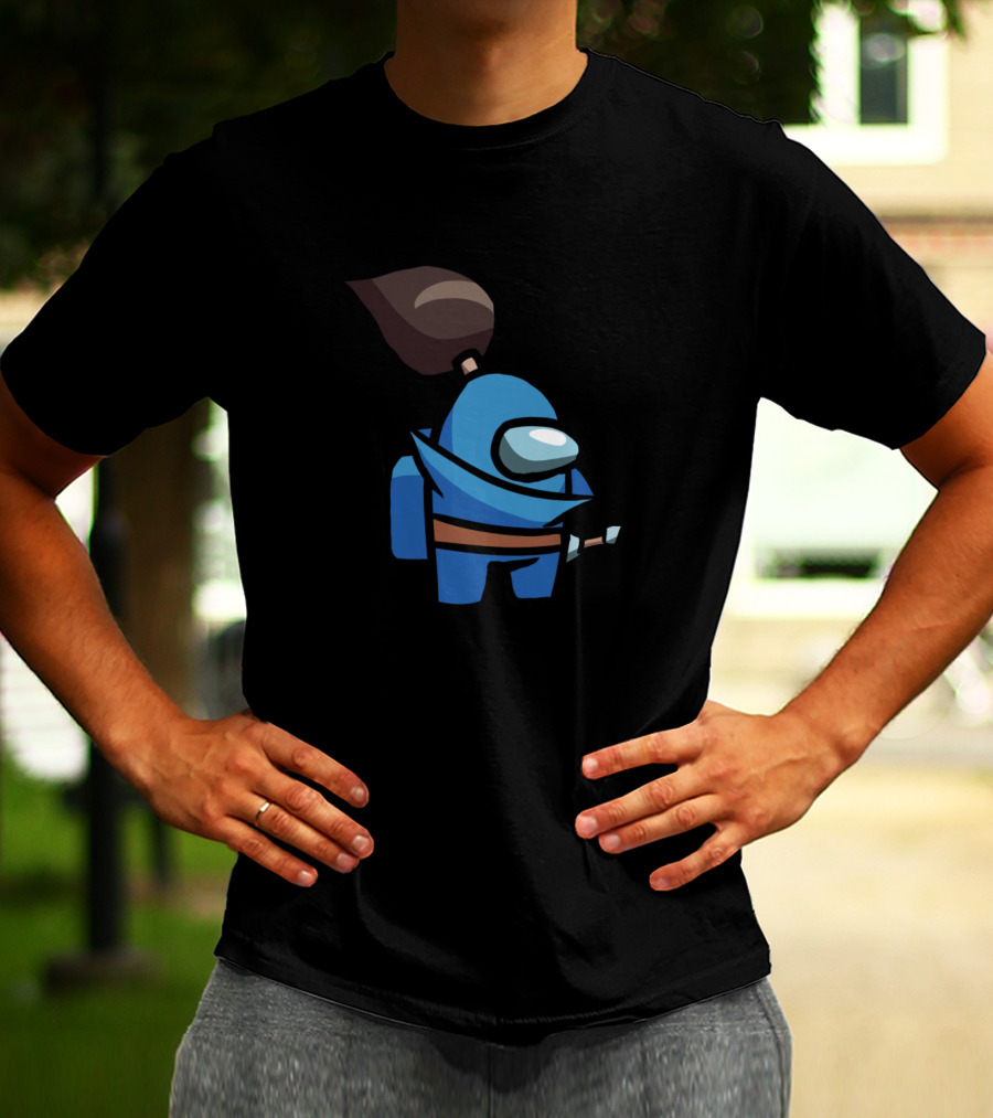 Among Us Yasuo Crossover Character Gaming Mashup T-Shirt