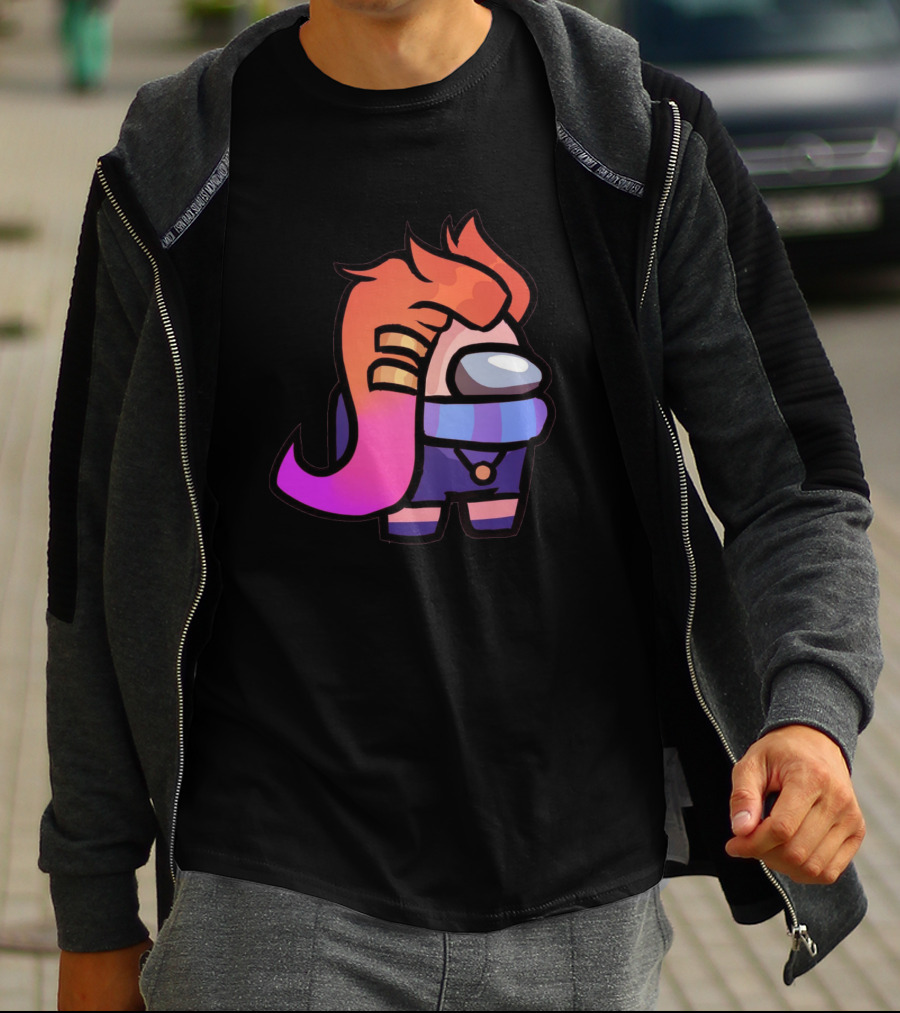 Among Us Character With Zoe Hairstyle From League Of Legends T-Shirt