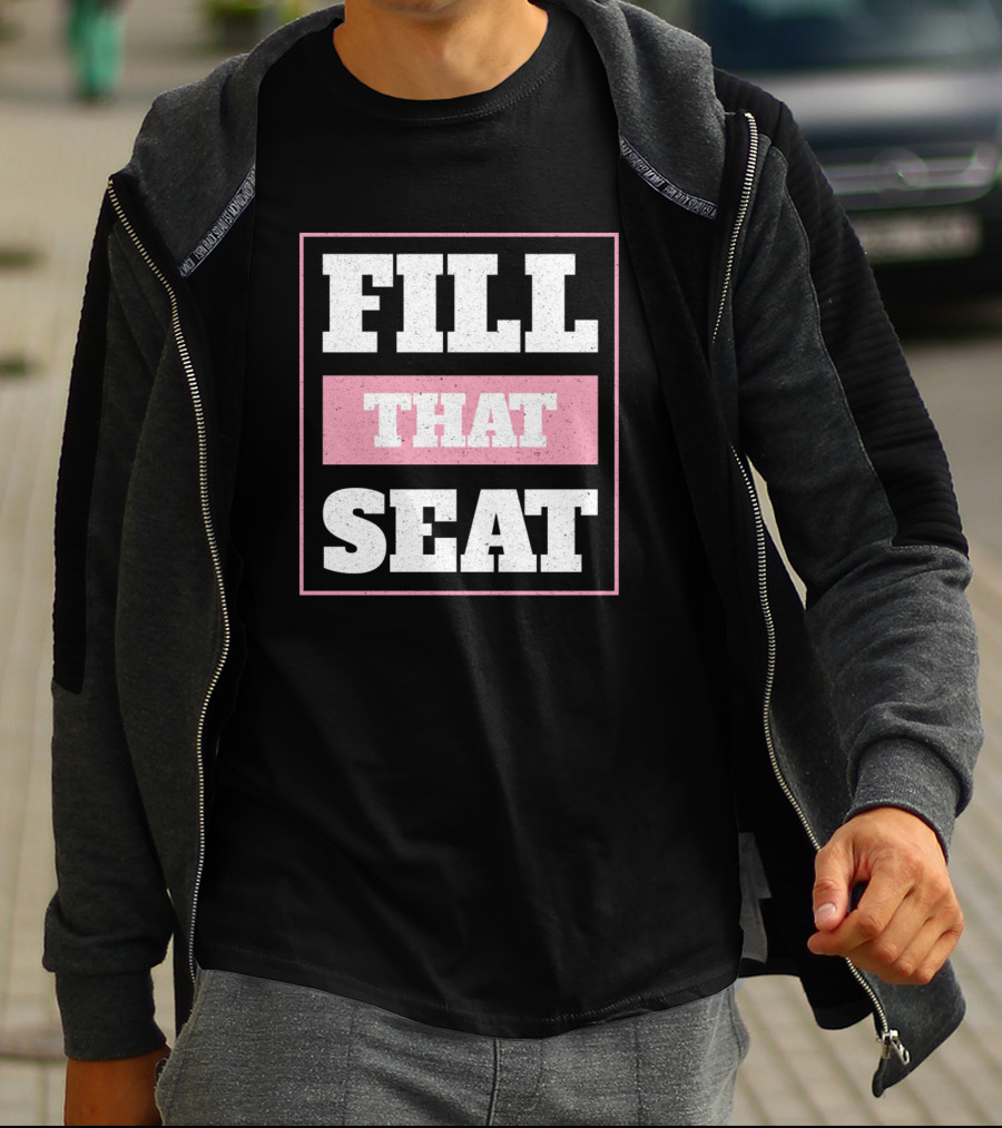 Fill That Seat Awesome RBG Quote Illustration Unique T-Shirt