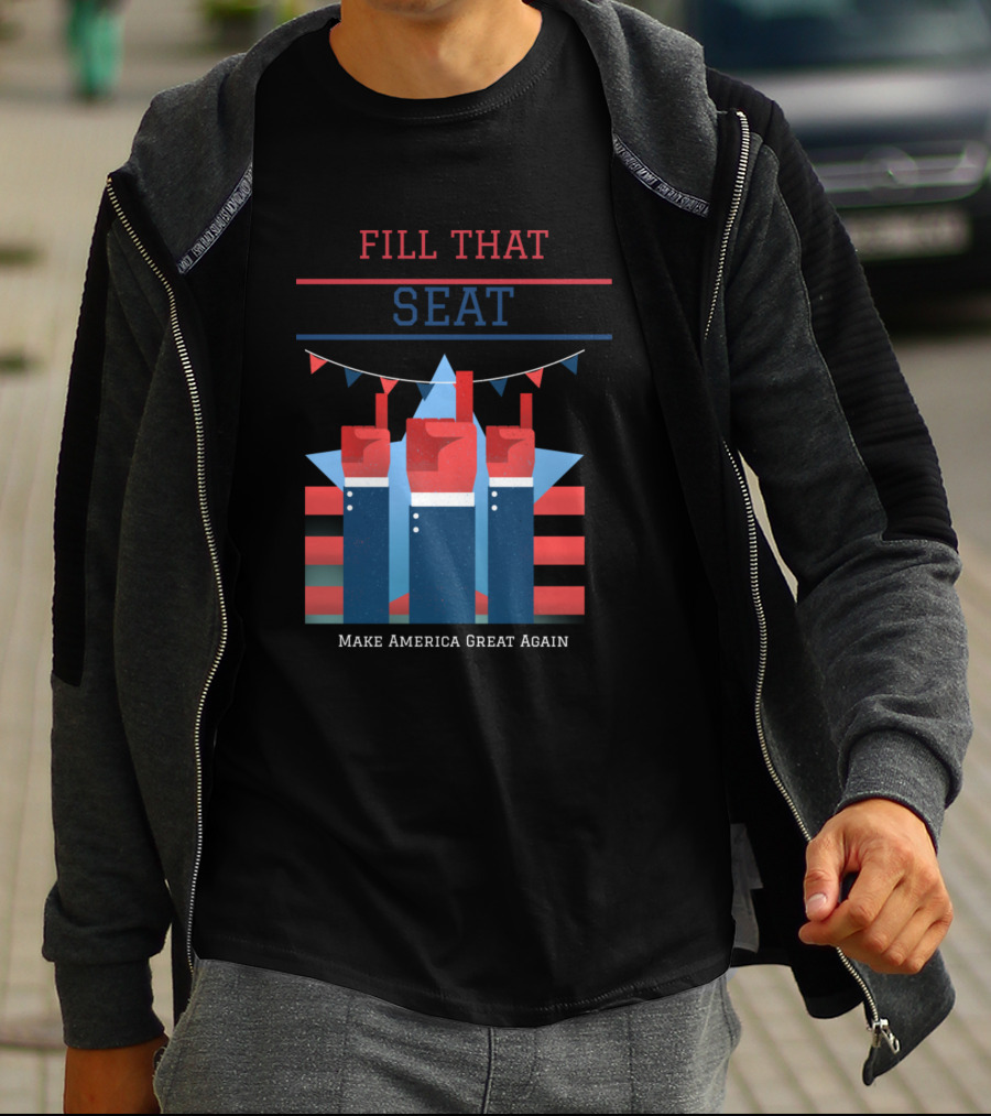 Fill That Seat Make America Great Again Court 8Y T-Shirt