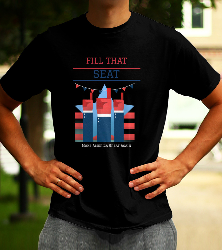 Fill That Seat Make America Great Again Court 8Y T-Shirt
