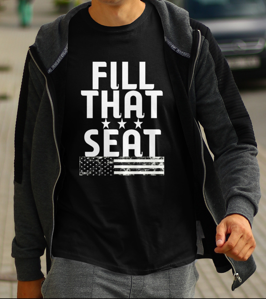Fill That Seat Stars And Stripes Flag T-Shirt
