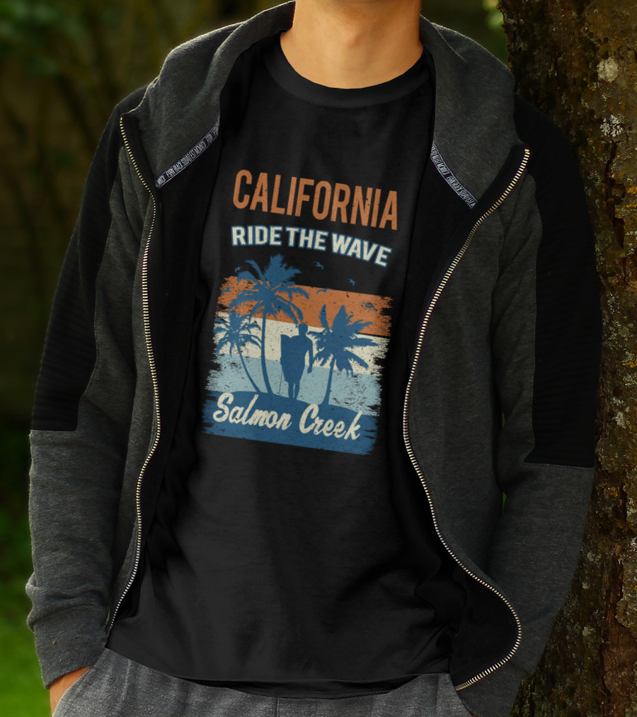California Ride The Wave Salmon Creek T-Shirt
