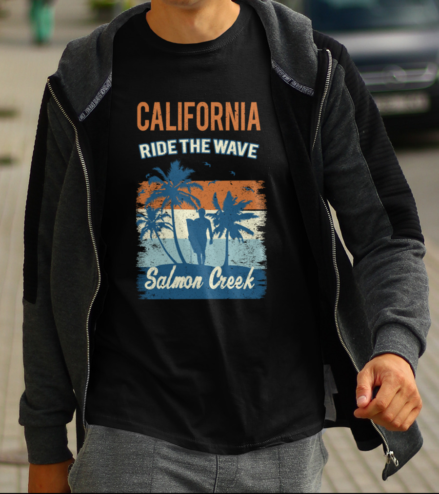 California Ride The Wave Salmon Creek T-Shirt